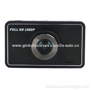 Car DVR with full HD 1080p 2.7-inch display A+ HD lens, 5M pixels H.264 G-sensor
